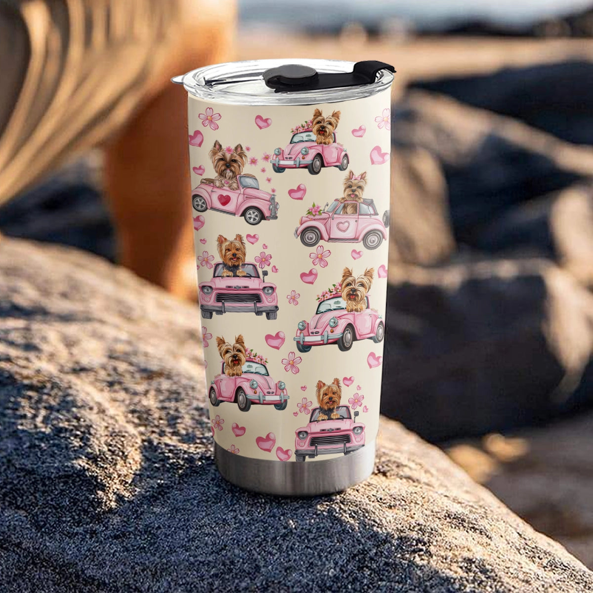 Shineful 20oz Tumbler Yorkie Joyride