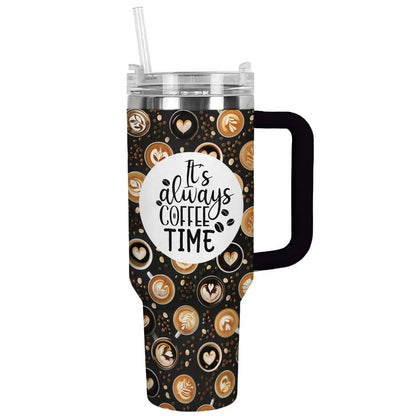 Shineful Tumbler Coffee Time