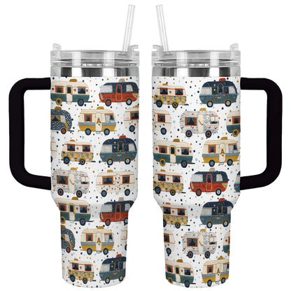 Shineful Tumbler Vintage Camper