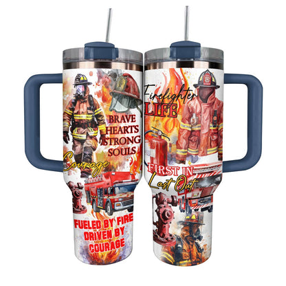 Shineful Tumbler Firefighter Spirit