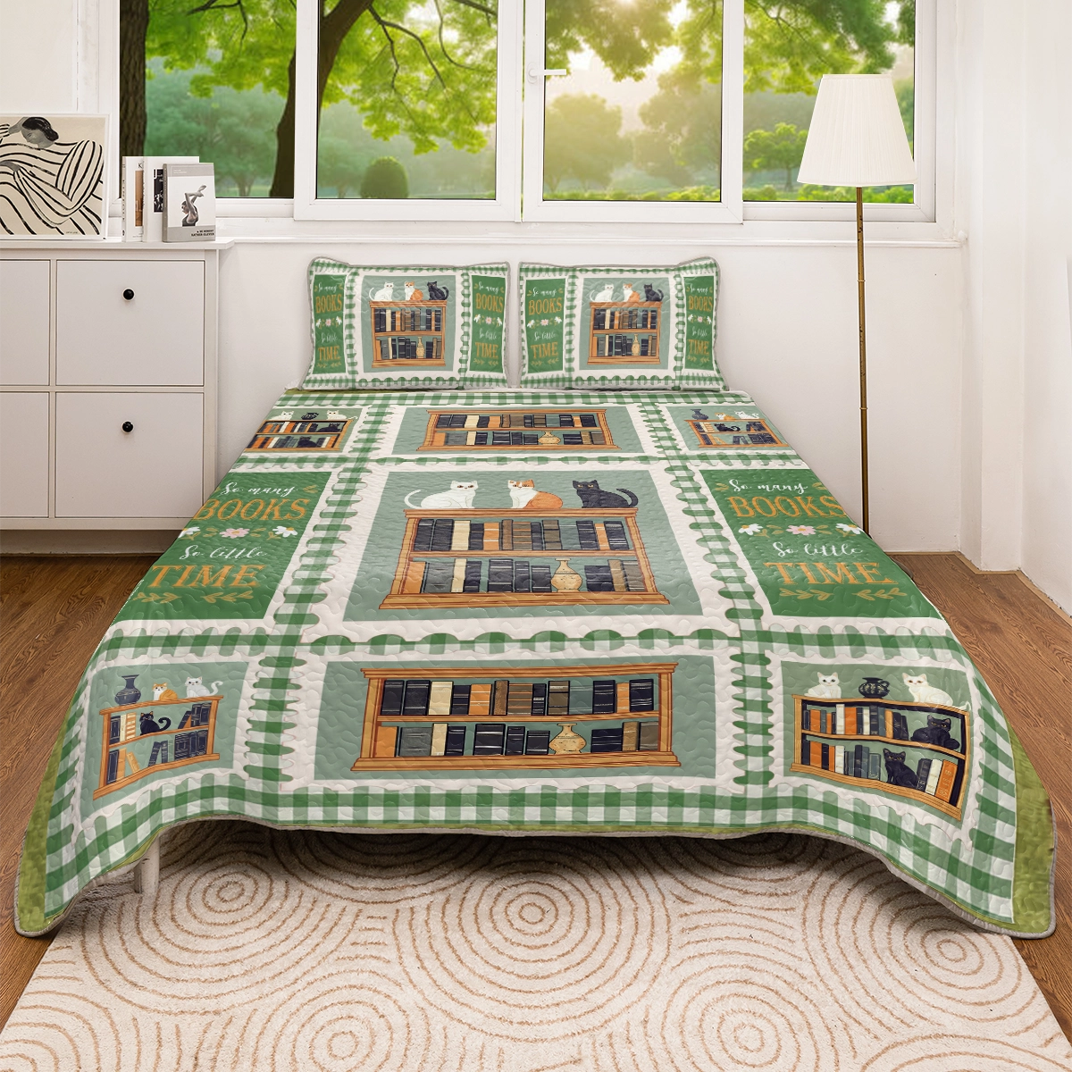 Shineful All Season Quilt 3-Piece Set - Bookworm's Retreat