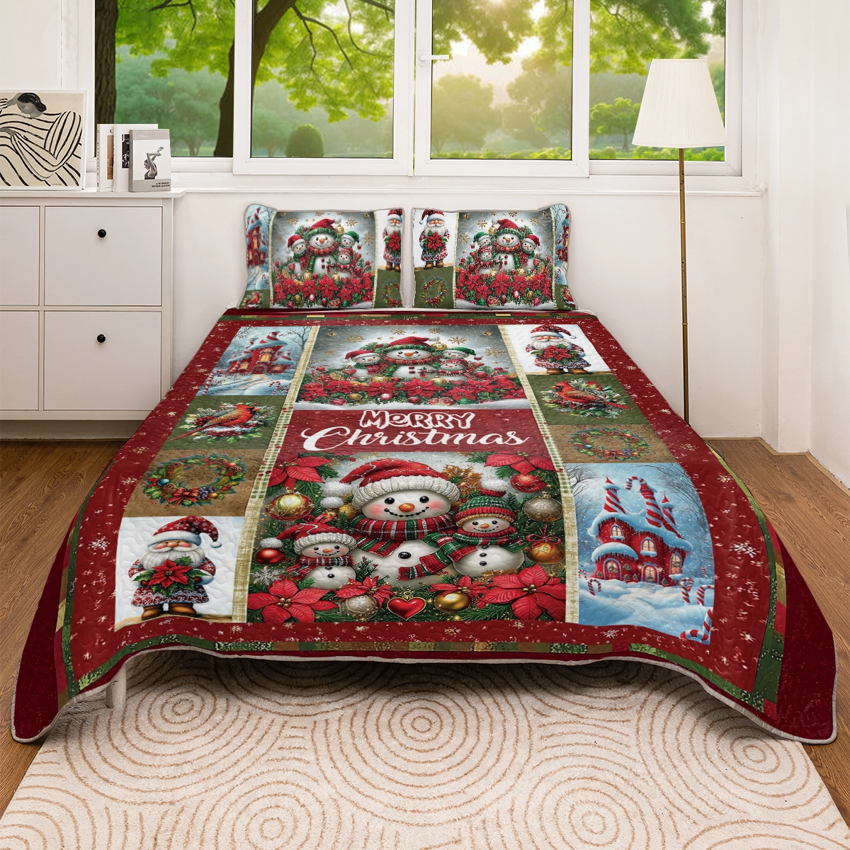 Shineful All Season Quilt 3-Piece Set - Christmas Cheer