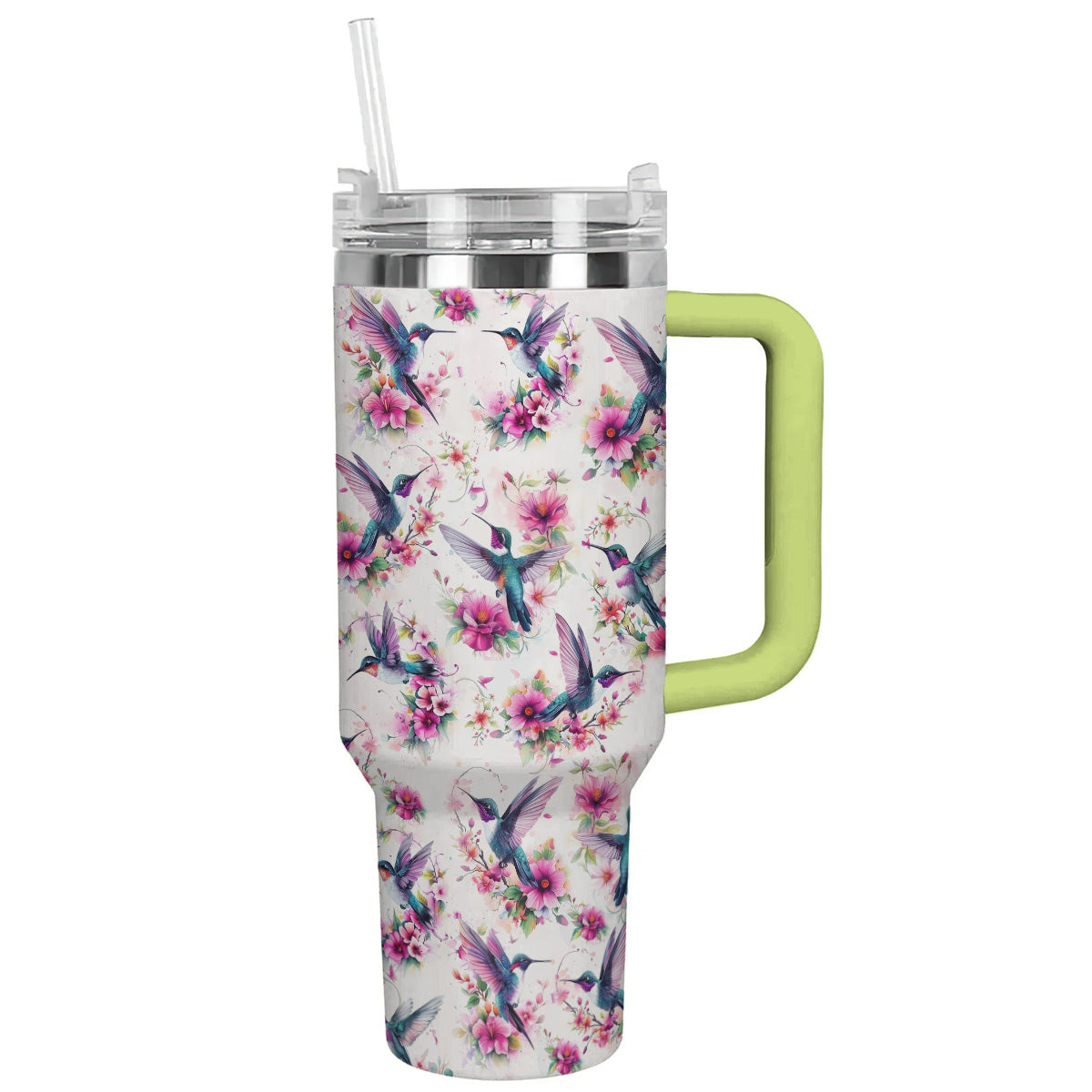 Humming Bird 40 Oz Shineful™ Tumbler Pattern Nl09 Green 40Oz