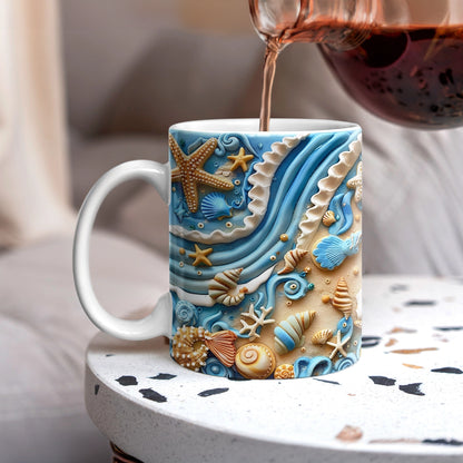 Shineful Ceramic Mug Seashore Splendor