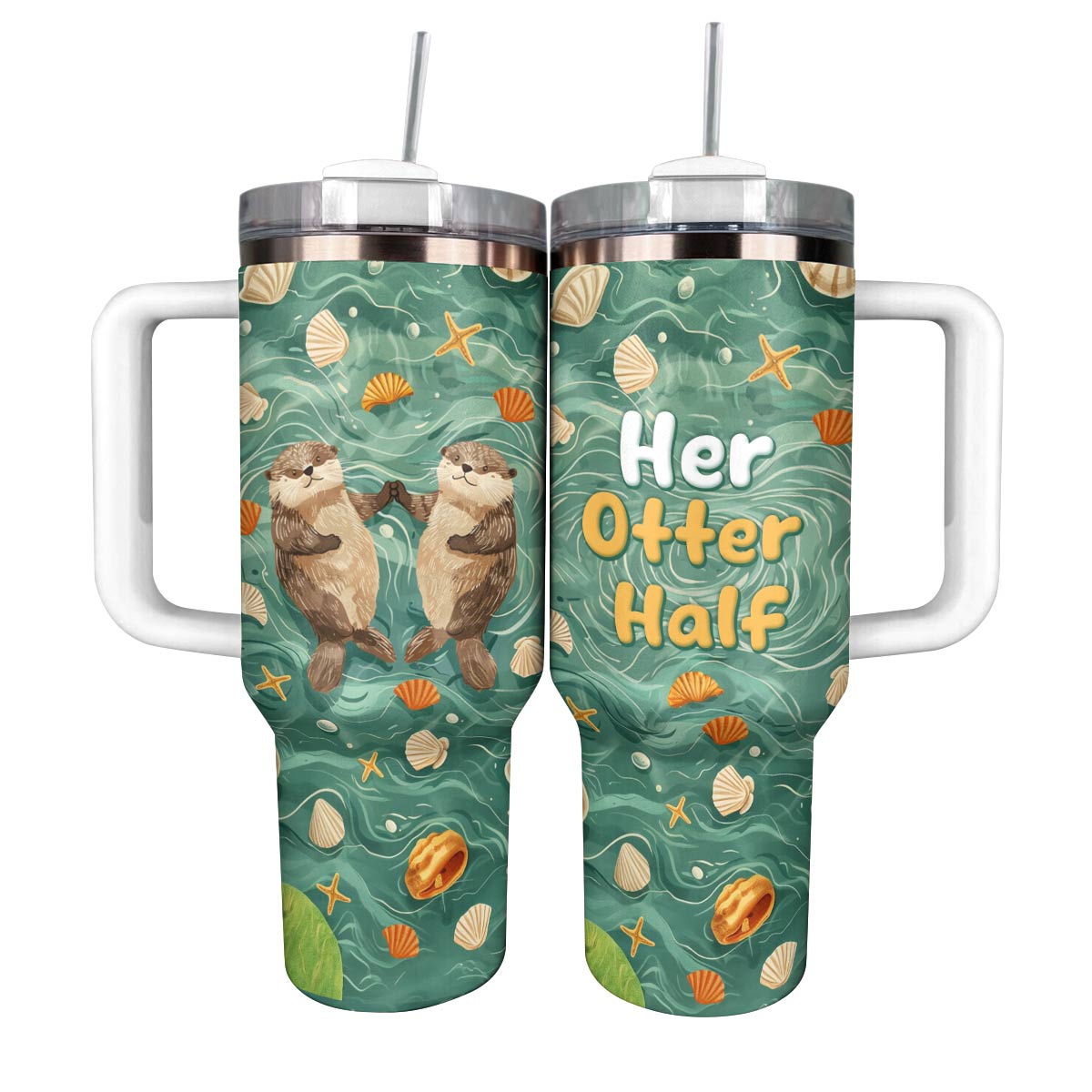 Shineful Tumbler Her Otter Half