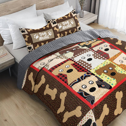 Shineful All Season Quilt 3-teiliges Set Lustiger Hund 