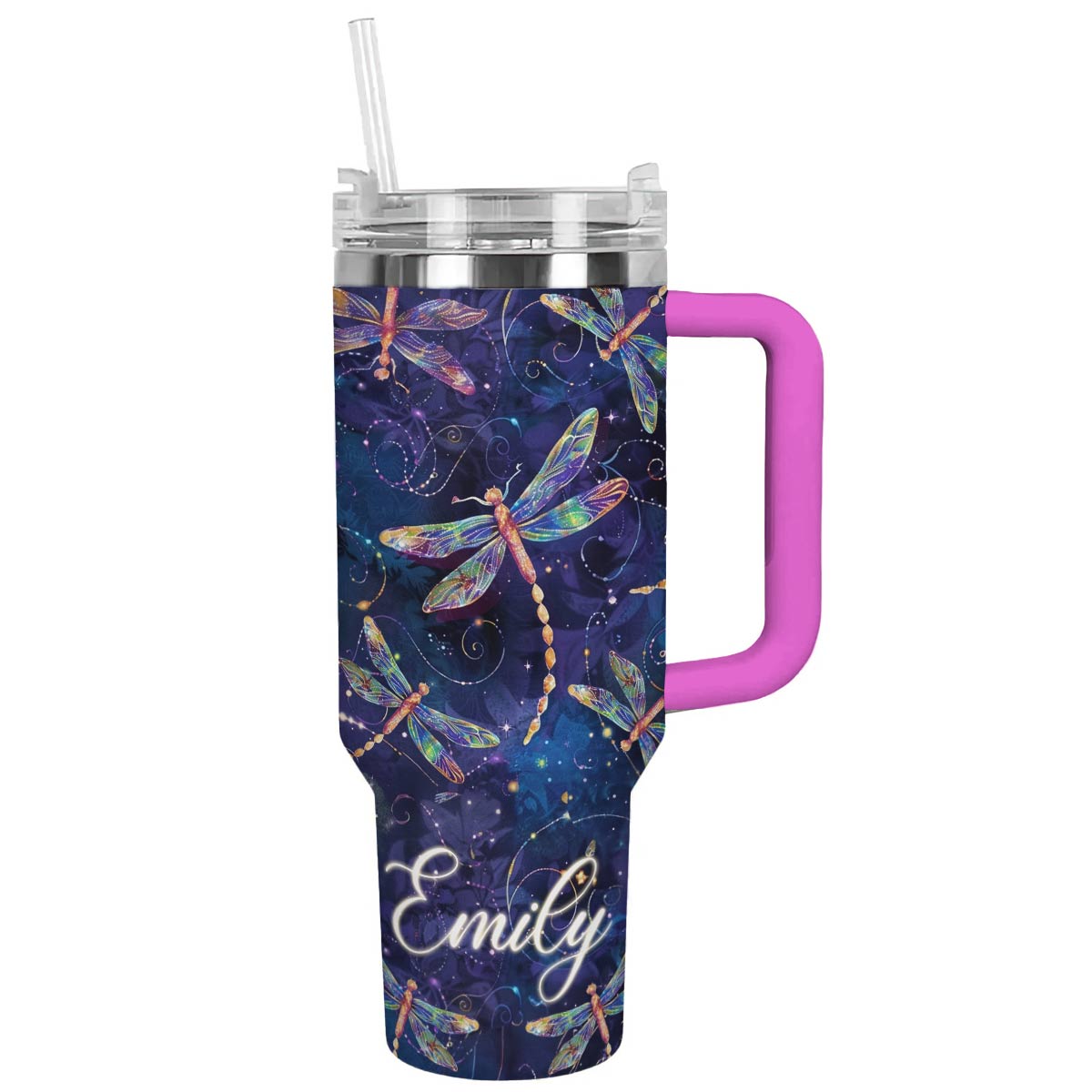 Shineful Tumbler Personalized Dragonfly