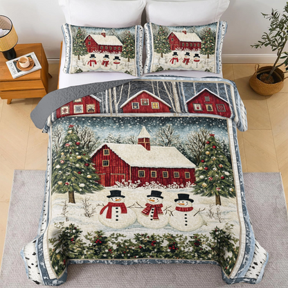 Shineful All Season Quilt 3-teiliges Set Christmas Wonderland Retreat