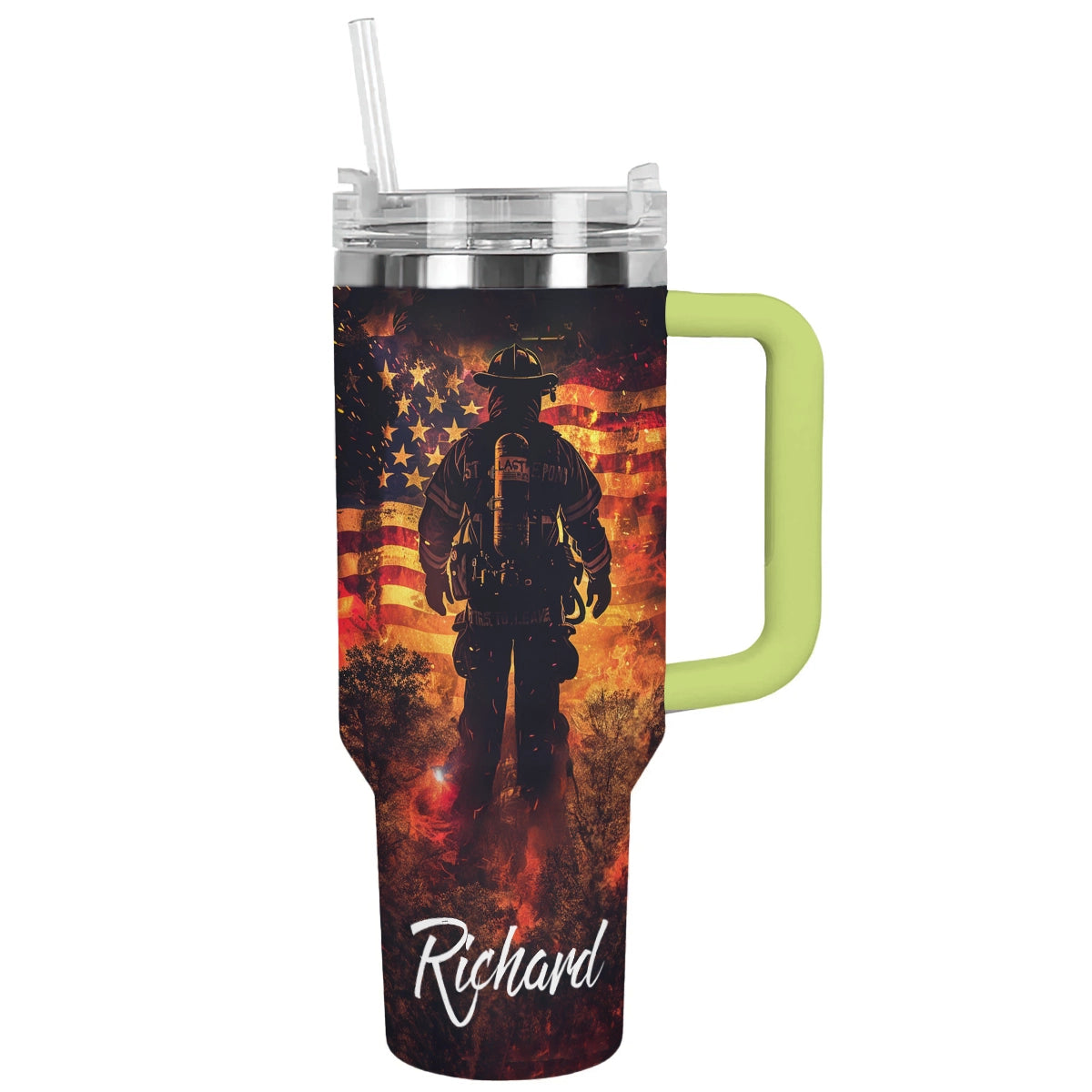 Shineful Tumbler Personalized Pride Firefighter