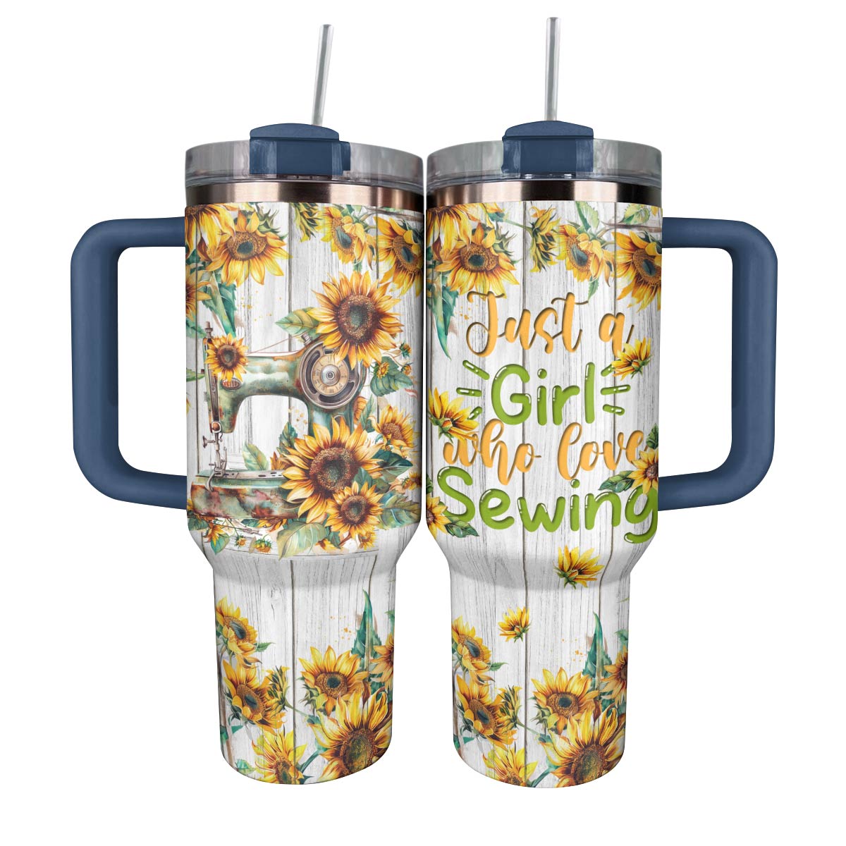 Shineful Tumbler Sewing Sunflower