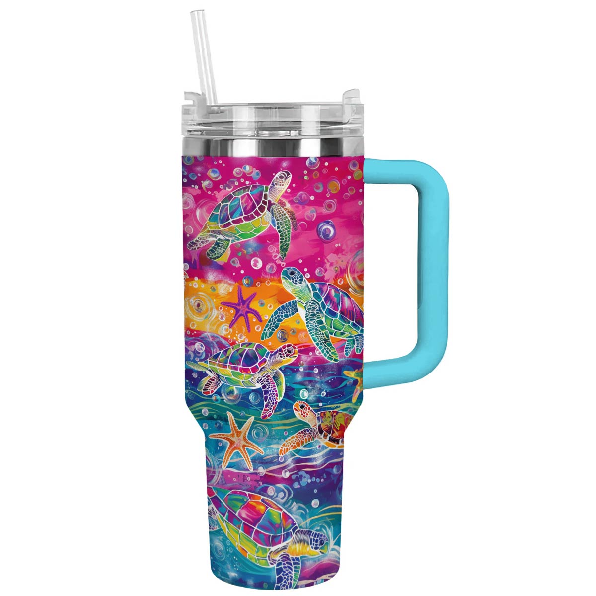 Tortue arc-en-ciel Shineful Tumbler