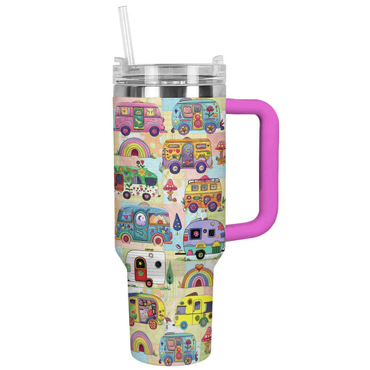 Shineful Tumbler Camping Vans Cute