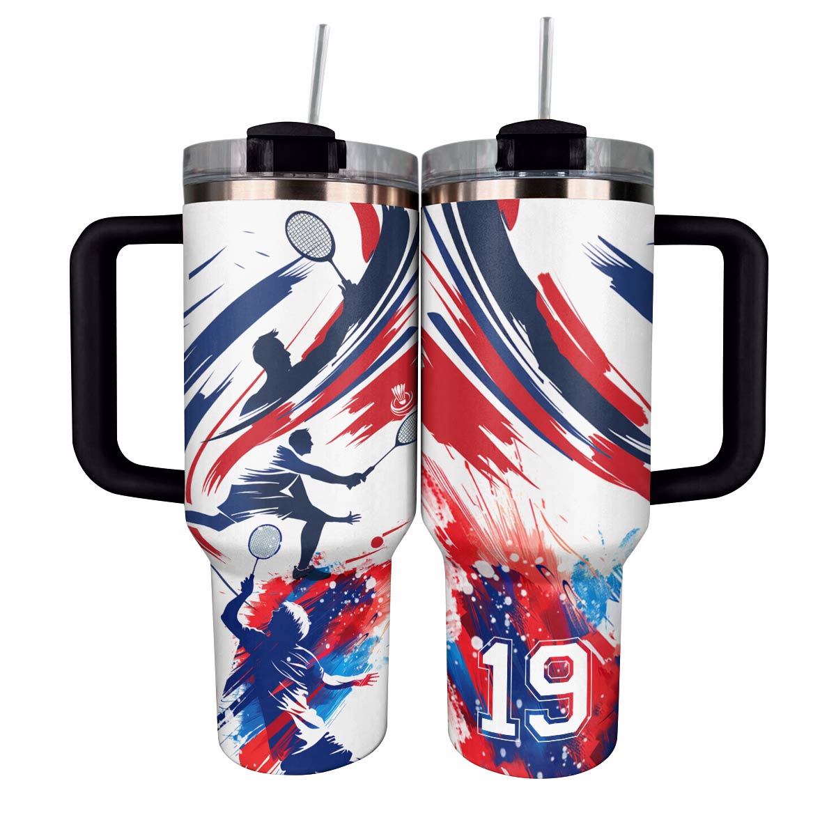 Shineful Tumbler Badminton Personalized