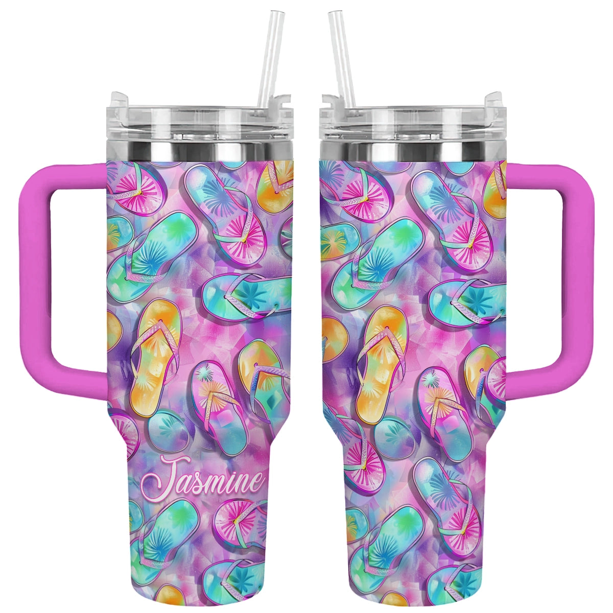 Shineful Tumbler Personalized Flipflop Fantasy