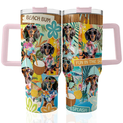 Shineful Tumbler Dackel Sommerstimmung