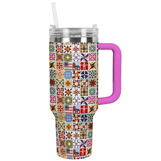 Shineful Tumbler Quilting pattern