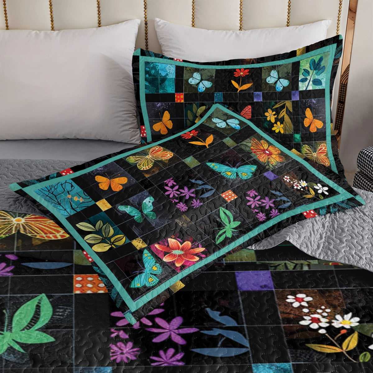 Shineful All Season Quilt 3-Piece Set Garden Dreams