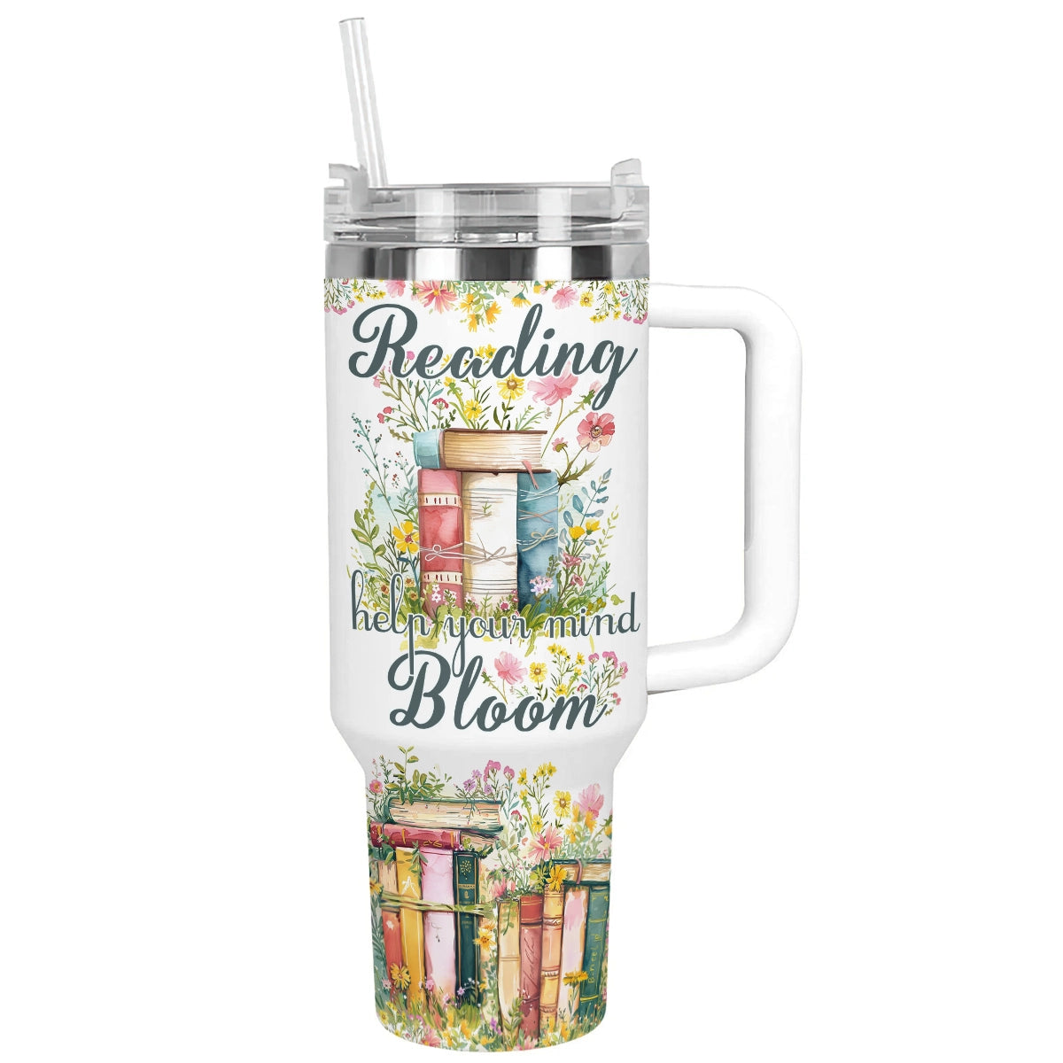 Shineful Tumbler Floral Reading Book