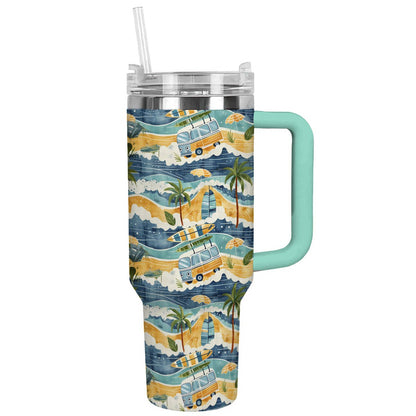 Shineful Tumbler Coastal Vibes Getaway