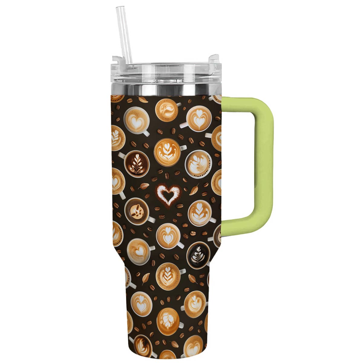 Shineful Tumbler Coffee Pattern