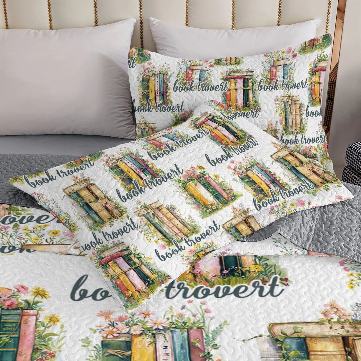 Shineful All Season Quilt 3-teiliges Set Lesen Booktrovert 