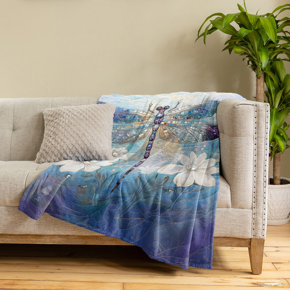 Shineful Fleece Blanket Crystal Wings Symphony