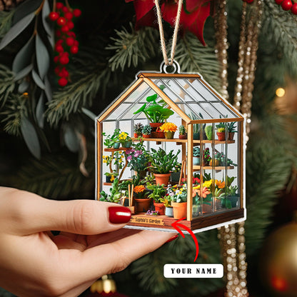 Shineful 2D Acrylic Ornament - Personalized Greenhouse