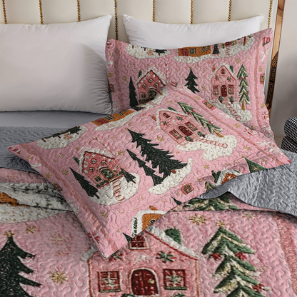 Shineful All Season Quilt 3-Piece Set - Christmas House