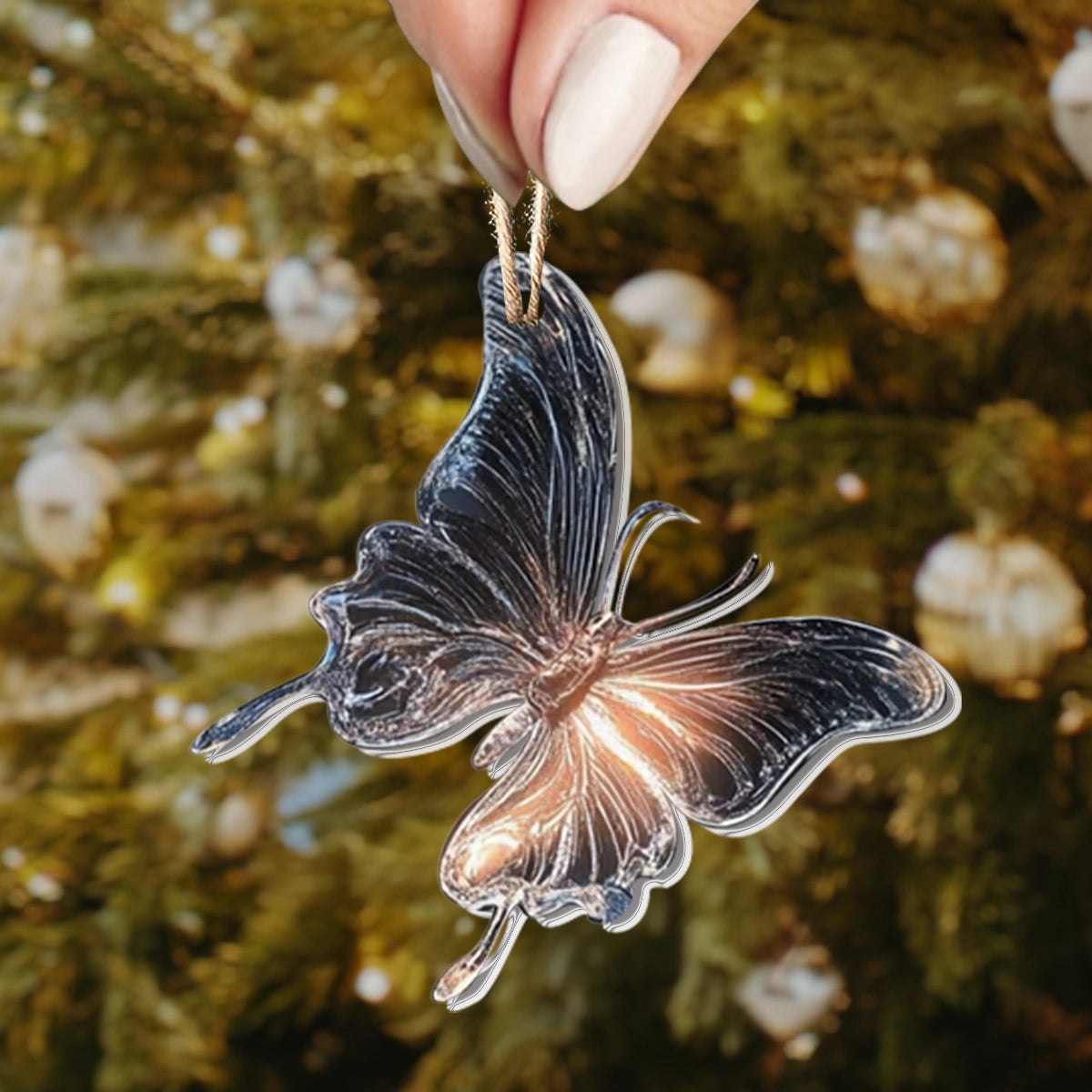 Shineful Acrylic Ornament Midnight Butterfly