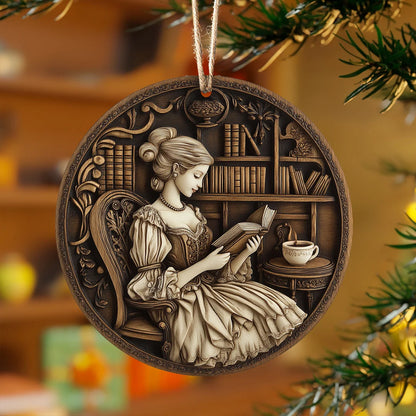 Shineful 2D Acrylic Ornament Victorian Reading Nook