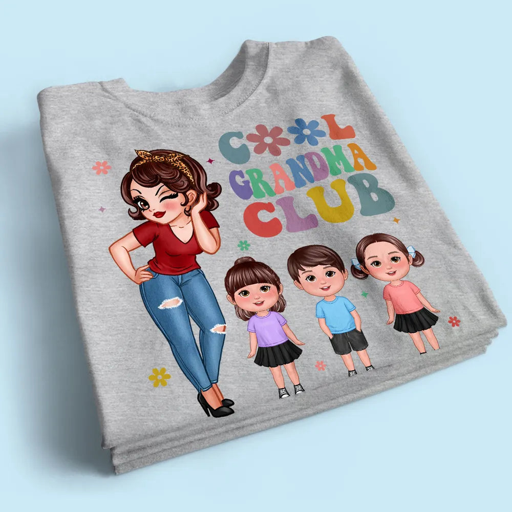 Shineful T-Shirt Gift For Grandma - Cool Grandma Club Personalized Unisex T-Shirt