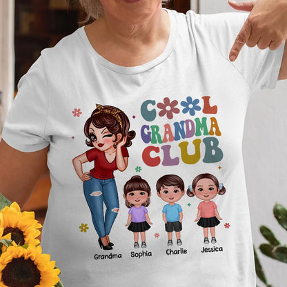 Shineful T-Shirt Gift For Grandma - Cool Grandma Club Personalized Unisex T-Shirt