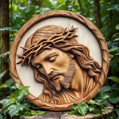 Shineful 2D Wooden Plaque, Hanging Decor, Door Sign Divine Sacrifice