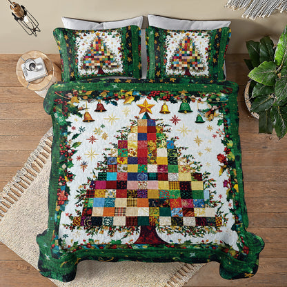 Shineful All Season Quilt 3-Piece Set - Merry Quiltmas Tree