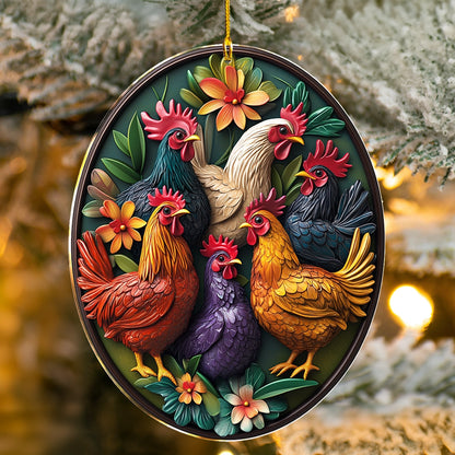 Shineful 2D Acrylic Ornament Countryside Gathering