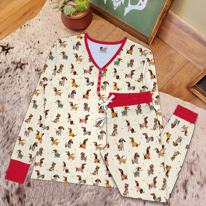 Shineful Pajama Sets Dachshund Style Wiener