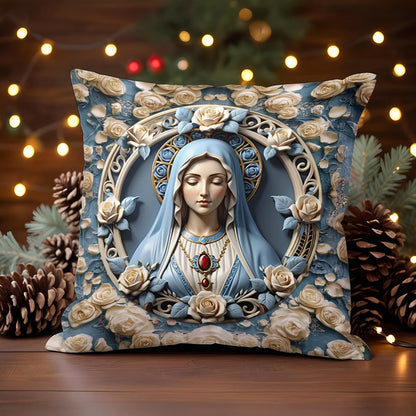 Shineful 2D Print Cushion Cover, Pillowcase, Pillows Covers - Blessed Virgin Mary