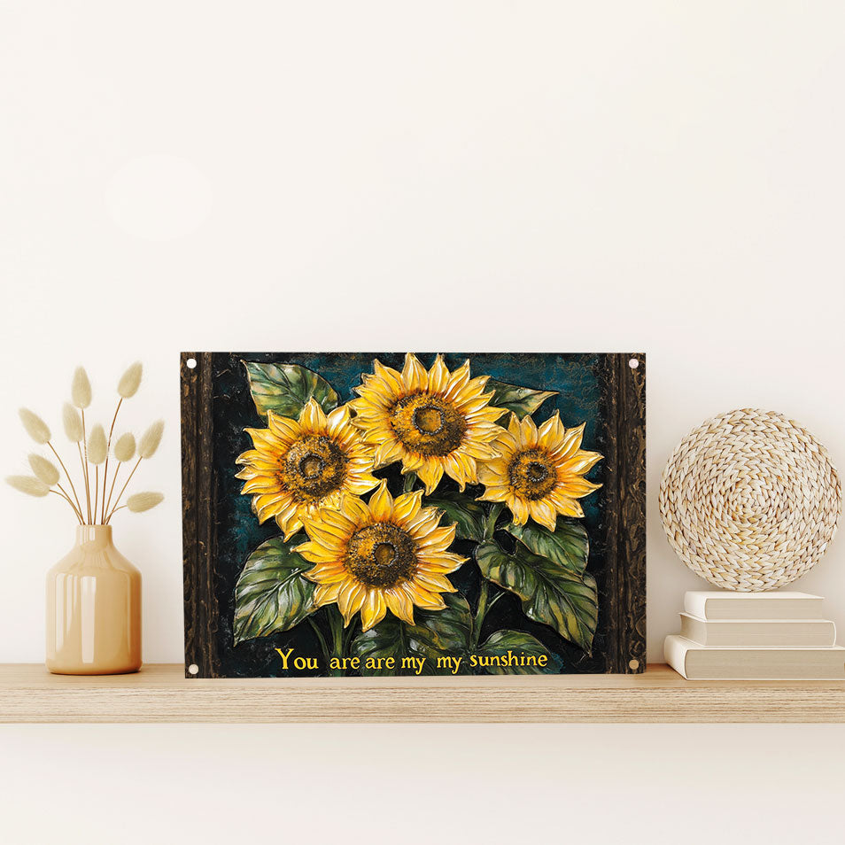 Shineful 2D Metal Sign Sunshine Blooms