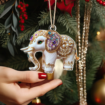 Shineful 2D Acrylic Ornament Twinkling Elephant