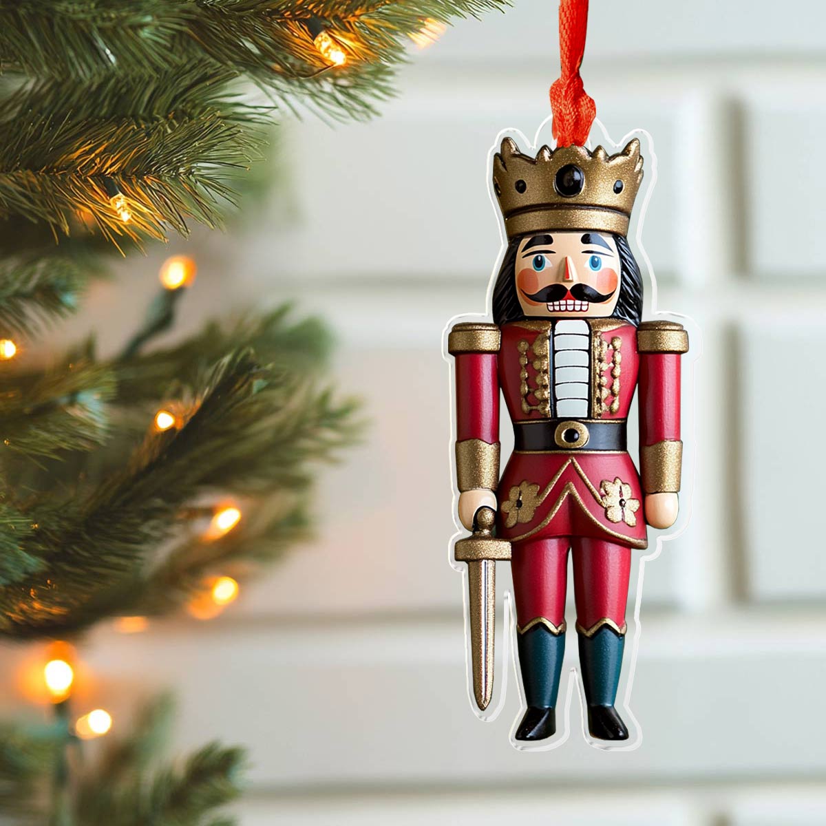 Shineful 2D Acrylic Ornament Nutcracker King