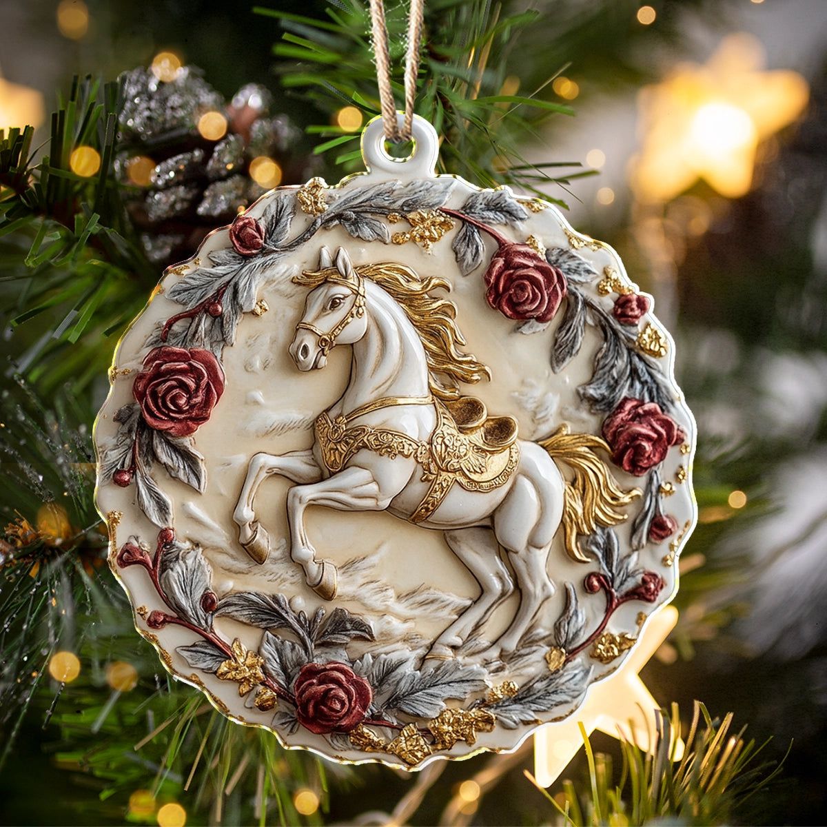 Shineful 2D Acrylic Ornament Horse Stallion