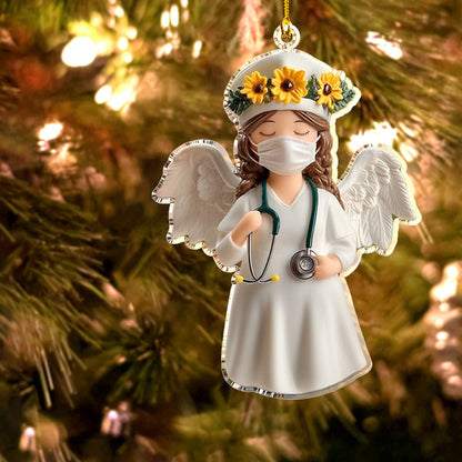 Shineful Acrylic Ornament Happy Christmas Nurse