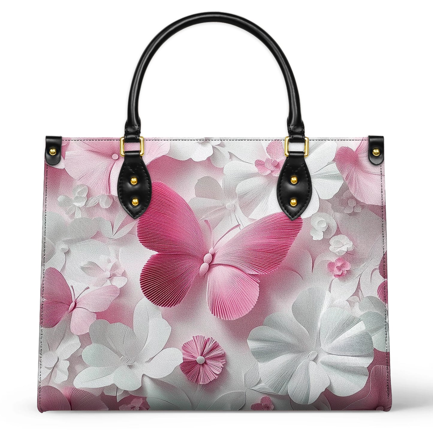 Shineful Leather Bag Butterfly Blossom Elegance