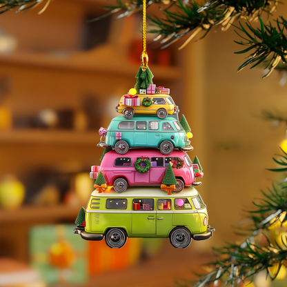 Shineful 2D Acrylic Ornament - Merry Camper