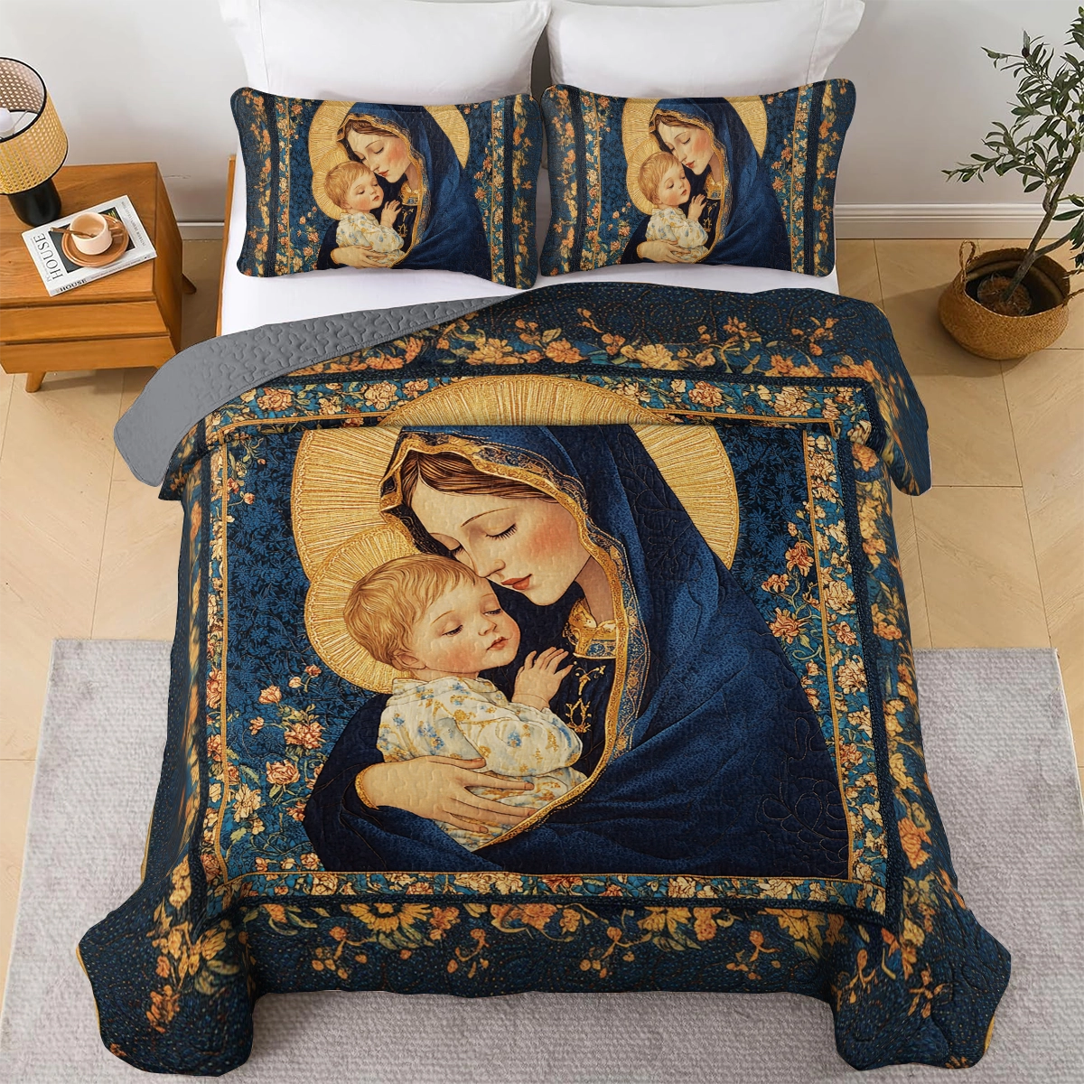 Shineful All Season Quilt 3-Piece Set Mary’s Gentle Touch