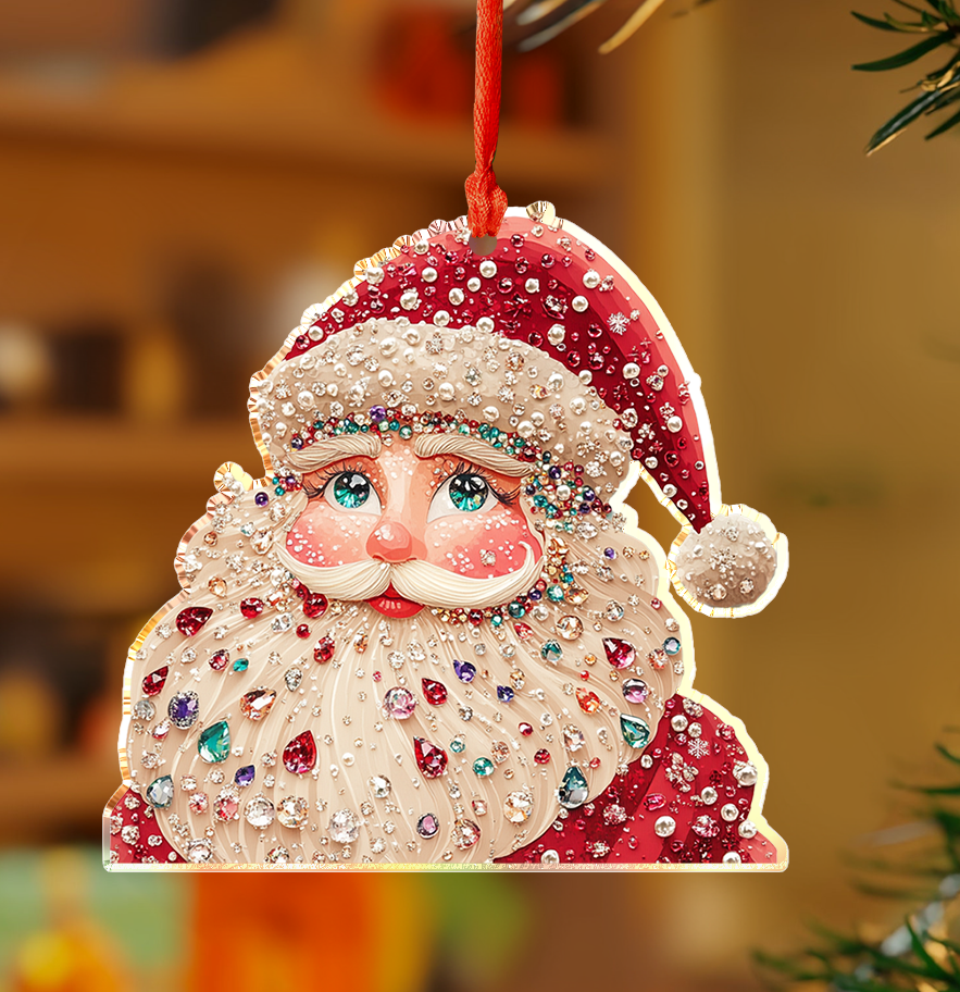 Shineful 2D Acrylic Ornament - Santa