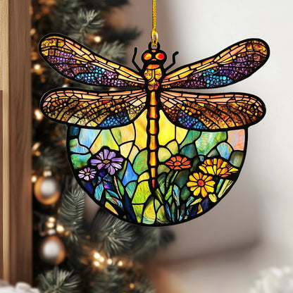 Shineful 2D Acrylic Ornament Garden Glow Dragonfly