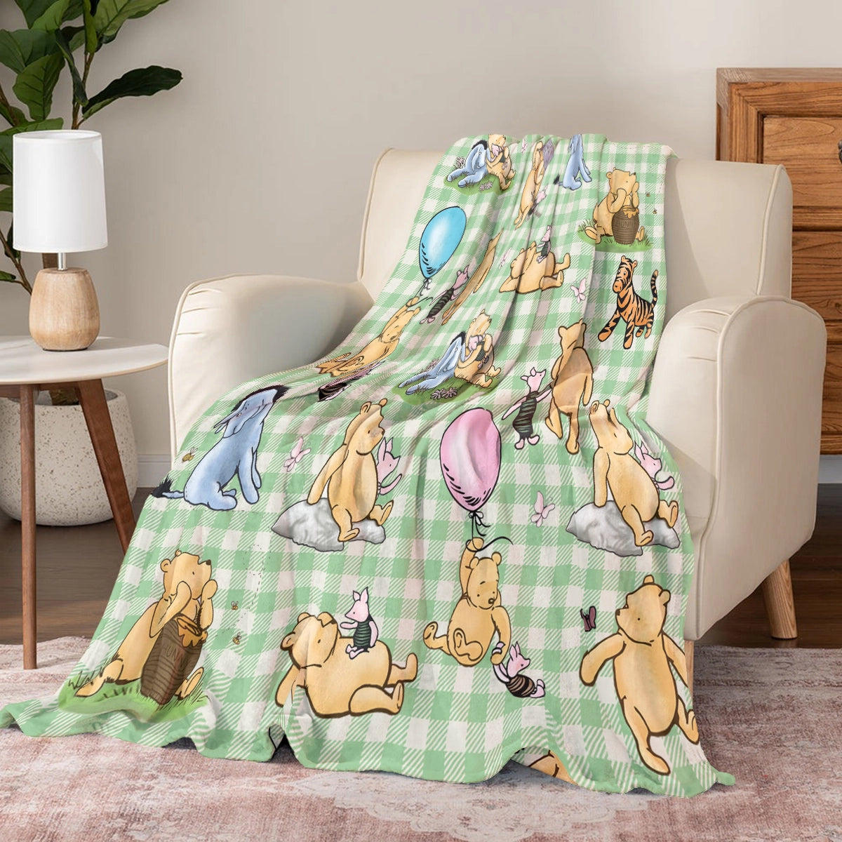 Shineful Fleece Blanket Pooh Whispers of the Hundred Acre