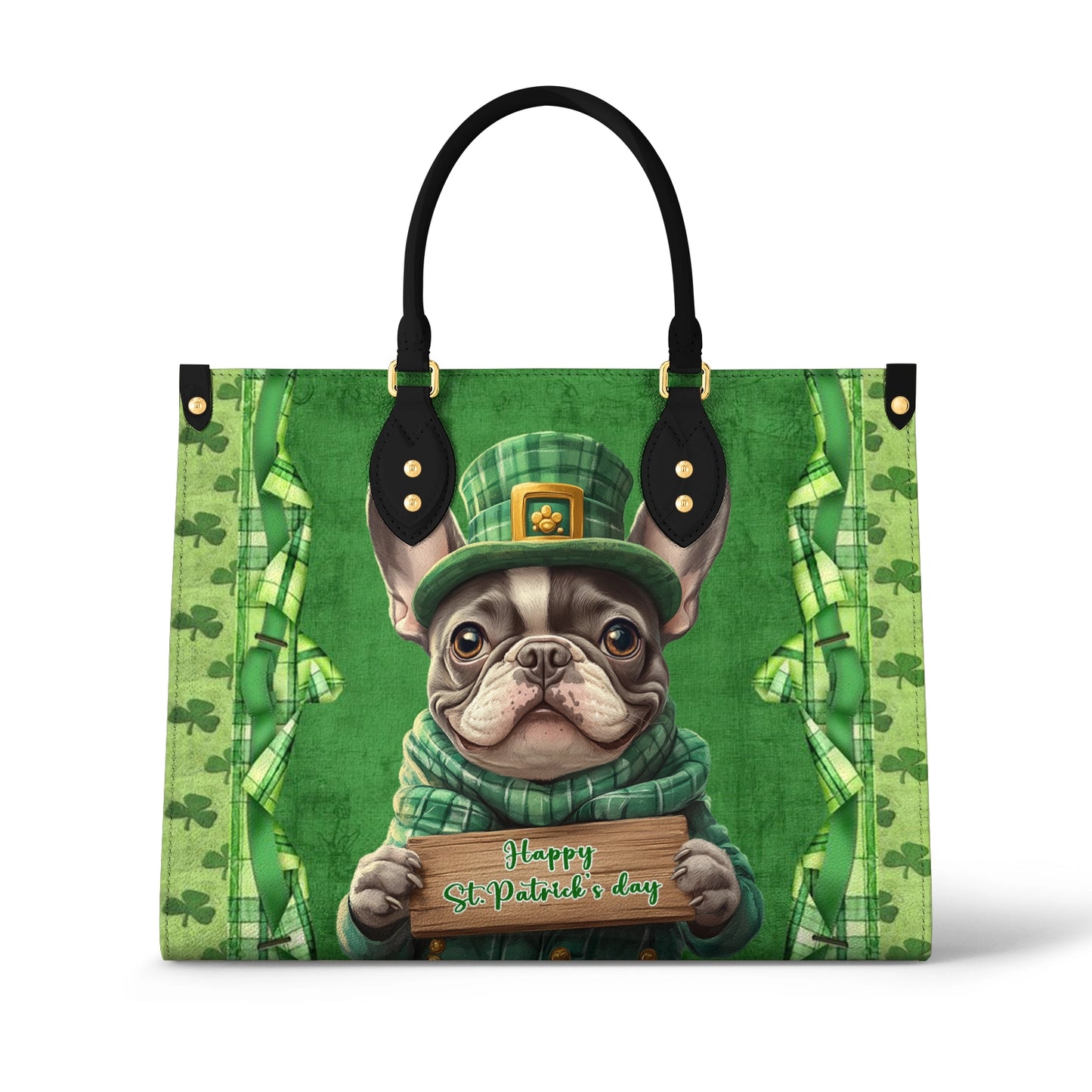 Shineful Leather Bag Shamrock Frenchie