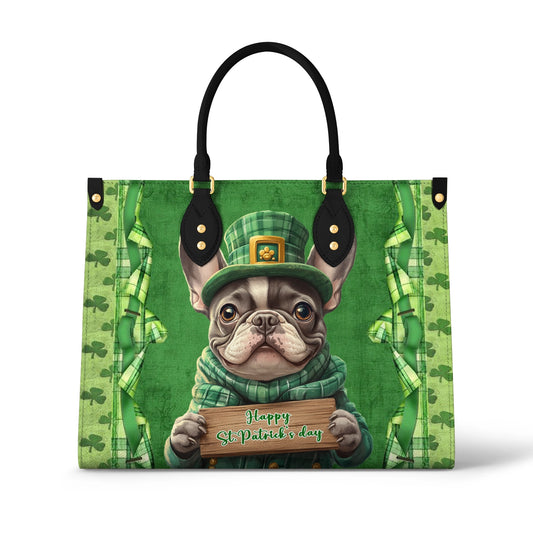 Shineful Leather Bag Shamrock Frenchie